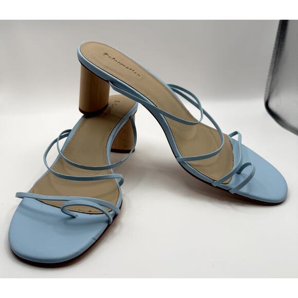 Reformation Shoes - Reformation Rachel Heeled women powder blue strappy Sandals 8.5